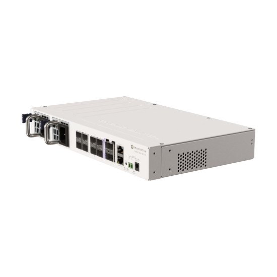 Mikrotik CRS510-8XS-2XQ-IN commutateur réseau L3 Fast Ethernet (10/100) Connexion Ethernet POE Blanc Mikrotik CRS510-8XS-2XQ-IN commutateur réseau L3 Fast Ethernet (10/100) Connexion Ethernet POE Blanc