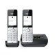 Gigaset COMFORT 500A duo Téléphone analog/dect Identification de l'appelant Noir, Argent