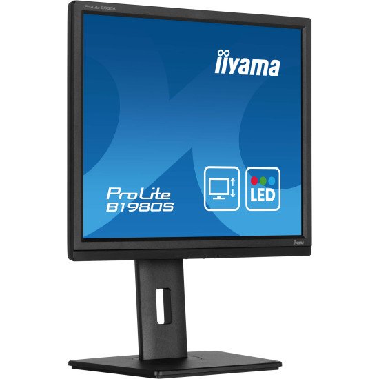 iiyama ProLite B1980S-B1 écran PC 48,3 cm (19") 1280 x 1024 pixels VGA LED Noir iiyama ProLite B1980S-B1 écran PC 48,3 cm (19") 1280 x 1024 pixels VGA LED Noir