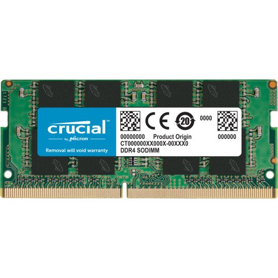 Crucial 16GB DDR4 PC4-25600 3200MHz SODIMM TRAY module de mémoire