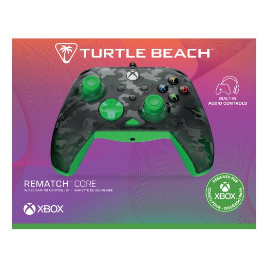 Turtle Beach Rematch Core – Camouflage noir fantôme/vert Turtle Beach Rematch Core – Camouflage noir fantôme/vert