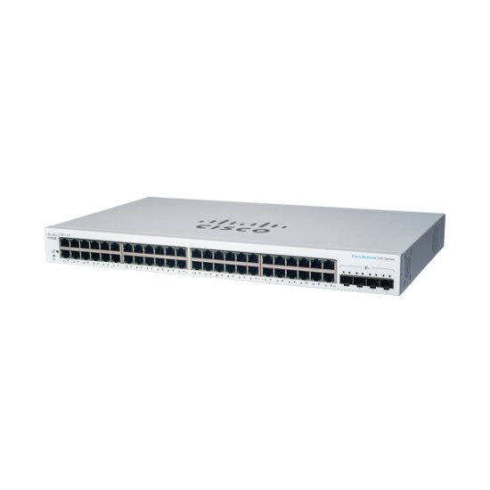 Cisco CBS220-48T-4X Géré L2 Gigabit Ethernet (10/100/1000) Blanc Cisco CBS220-48T-4X Géré L2 Gigabit Ethernet (10/100/1000) Blanc