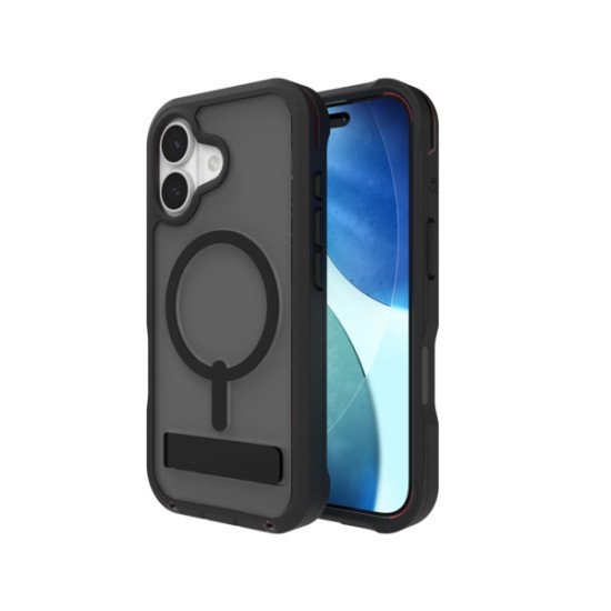 ZAGG Rainier Snap Kickstand coque de protection pour téléphones portables 16 cm (6.3") Housse Noir