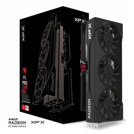 XFX RX-96TS316B7 carte graphique AMD Radeon RX 9060 XT 16 Go GDDR6 XFX RX-96TS316B7 carte graphique AMD Radeon RX 9060 XT 16 Go GDDR6