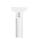 Manhattan Support de projecteur plafond, universel, Bras articulé, hauteur 745–1145 mm, charge max. 35 kg, blanc, rotation 360°, inclinaison ±20°, pivot ±8°