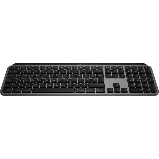 Logitech MX Keys S for Mac clavier Bureau RF sans fil + Bluetooth QWERTY US International Aluminium, Noir Logitech MX Keys S for Mac clavier Bureau RF sans fil + Bluetooth QWERTY US International Aluminium, Noir