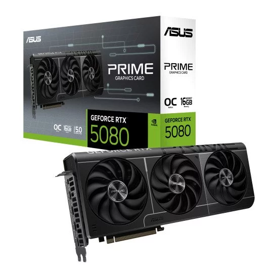 ASUS Prime -RTX5080-O16G NVIDIA GeForce RTX 5080 16 Go GDDR7 ASUS Prime -RTX5080-O16G NVIDIA GeForce RTX 5080 16 Go GDDR7