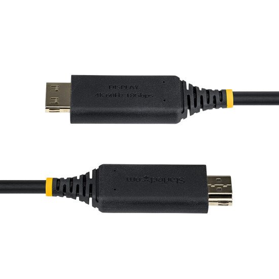 StarTech.com Câble Adaptateur USB-C vers HDMI de 1m, Connecteur HDMI à Verrouillage, 4K 60Hz, Compatible Thunderbolt, HDR, Câble Unidirectionnel pour MacBook, Dell, HP, Lenovo