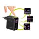Mobile Origin MO-65WDCH-PW20 chargeur d'appareils mobiles Universel Noir Secteur Charge rapide Intérieure