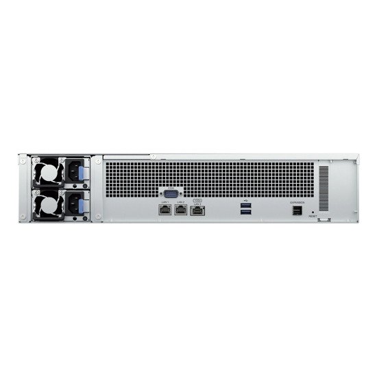 Synology RackStation RS2423RP+II NAS Rack (2 U) AMD Ryzen V1780B 8 Go DDR4 0 To DiskStation Manager Noir