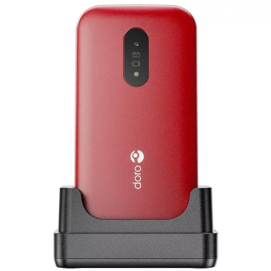 Doro 2820 7,11 cm (2.8") 116,9 g Rouge, Blanc Téléphone d'entrée de gamme