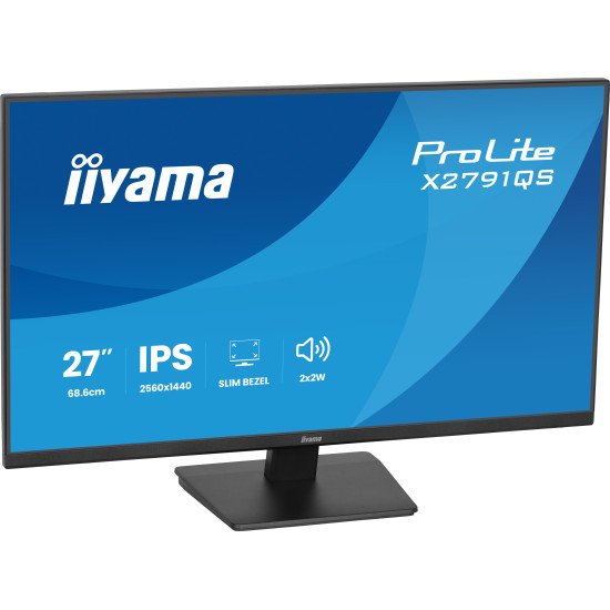 iiyama ProLite X2791QS-B1 écran PC 68,6 cm (27") 2560 x 1440 pixels Quad HD LED Noir
