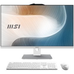 MSI Modern AM272P 1M-838DE Intel Core 5 120U 68,6 cm (27") 1920 x 1080 pixels PC All-in-One 8 Go DDR5-SDRAM 512 Go SSD Windows 11 Pro Wi-Fi 6E (802.11ax) Blanc