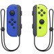 Nintendo Paire de manettes Joy-Con bleu (G) et Joy-Con jaune néon (D)