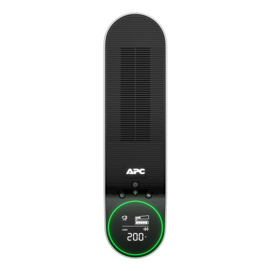 APC Back-UPS Pro for Gaming, 2200VA/1320W, Tower, 230V, 4x Schuko and 2x IEC C13 outlets, RGB Lights, Pure Sine Wave, Arctic (White)