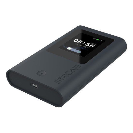 Strong 5GMIFIAX1800 routeur sans fil Bi-bande (2,4 GHz / 5 GHz) 5G Noir