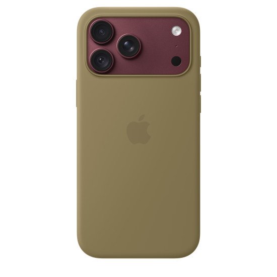 Apple Coque en silicone avec MagSafe pour iPhone 18 Pro Max - Olive