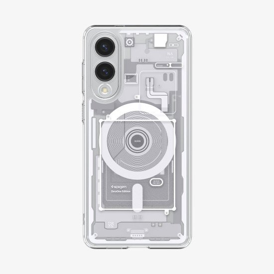 Spigen Ultra Hybrid Zero One (MagFit) coque de protection pour téléphones portables 17 cm (6.7") Housse Blanc Spigen Ultra Hybrid Zero One (MagFit) coque de protection pour téléphones portables 17 cm (6.7") Housse Blanc