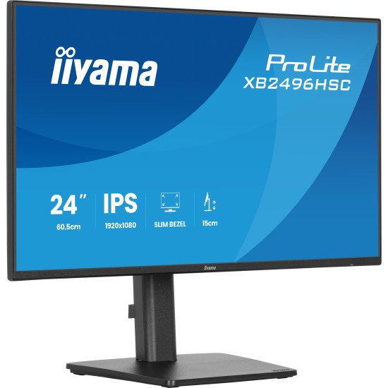 iiyama ProLite XB2496HSC-B1 écran PC 61 cm (24") 1920 x 1080 pixels Full HD LED Noir