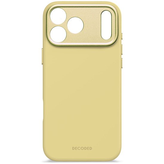 Decoded Silicone Backcover Apple iPhone 17 Pro Max Yuma Yellow coque de protection pour téléphones portables 17,5 cm (6.9") Housse Jaune