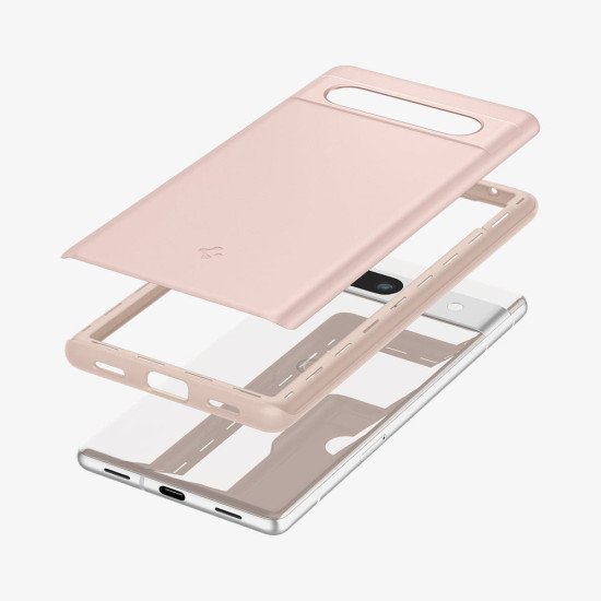 Spigen Google Pixel 7a Thin Fit Pink Sand coque de protection pour téléphones portables