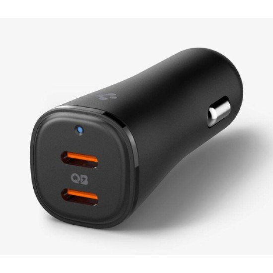Spigen EV502 Universel Noir Allume-cigare Charge rapide Auto