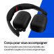 HP Poly Micro-casque Focus 625 + socle de charge sans fil