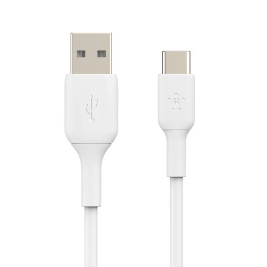 Belkin BoostCharge câble USB 1 m USB 2.0 USB A USB C Blanc