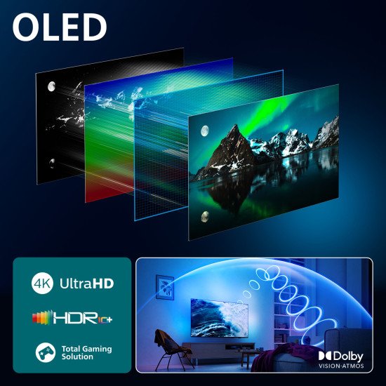 Philips 55OLED76012 139,7 cm (55") 4K Ultra HD Smart TV Wifi Noir Philips 55OLED76012 139,7 cm (55") 4K Ultra HD Smart TV Wifi Noir