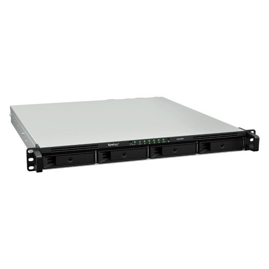 Synology RackStation RS826RP+ serveur de stockage NAS Rack (1 U) AMD Ryzen V1500B 4 Go DDR4 0 To DiskStation Manager Noir, Gris