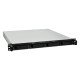 Synology RackStation RS826RP+ serveur de stockage NAS Rack (1 U) AMD Ryzen V1500B 4 Go DDR4 0 To DiskStation Manager Noir, Gris