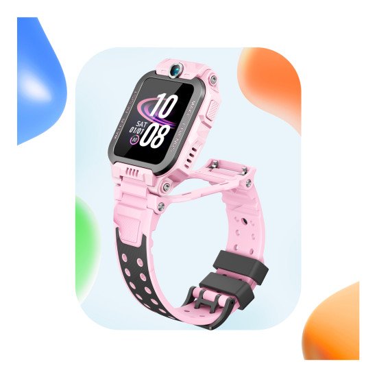 imoo Z7 3,3 cm (1.3") TFT Numérique 240 x 240 pixels Écran tactile 4G Rose Wifi GPS (satellite)