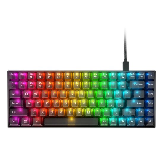 Lenovo Legion K510 Mini Pro clavier Gaming USB Anglais américain Noir, Transparent