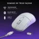 Turtle Beach Burst II Air - Souris gaming sans fil 2,4 GHz : ultralégère avec 47 g, touches optiques, symétrique, capteur optique 26 000 PPP, Bluetooth, autonomie 120 heures, câble USB-C Blanc Turtle Beach Burst II Air - Souris gaming sans fil 2,4 GHz : ultralégère avec 47 g, touches optiques, symétrique, capteur optique 26 000 PPP, Bluetooth, autonomie 120 heures, câble USB-C Blanc