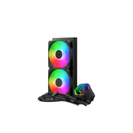 Cooler Master MasterLiquid 240 Core II Processeur Kit de refroidissement du liquide 12 cm Noir Cooler Master MasterLiquid 240 Core II Processeur Kit de refroidissement du liquide 12 cm Noir