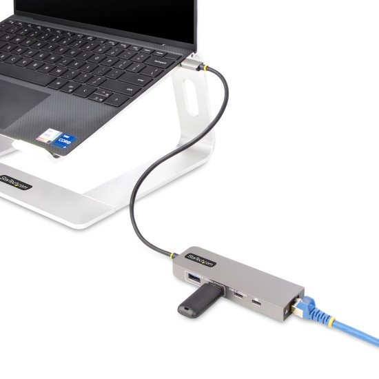 StarTech.com 10G2A1C25EPD-USB-HUB station d'accueil Avec fil USB 3.2 Gen 2 (3.1 Gen 2) Type-C Gris