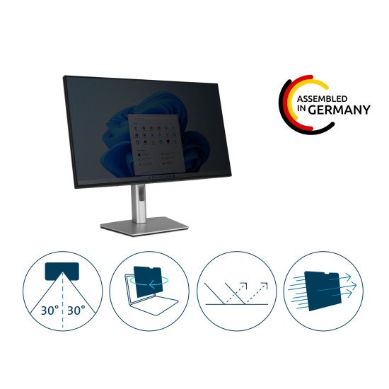 Kensington Filtre de confidentialité amovible 2 directions pour moniteurs 24” 16:10 Samsung F24T450GYU