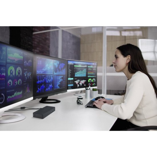 Kensington Station d'accueil sans pilote USB-C 10 Gbits/s avec triple sortie vidéo EQ SD4843P