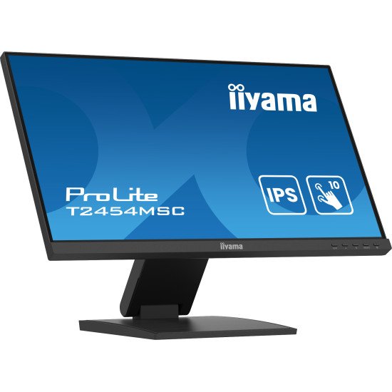 iiyama ProLite T2454MSC-B2AG écran PC 60,5 cm (23.8") 1920 x 1080 pixels Full HD LED Écran tactile Multi-utilisateur Noir iiyama ProLite T2454MSC-B2AG écran PC 60,5 cm (23.8") 1920 x 1080 pixels Full HD LED Écran tactile Multi-utilisateur Noir
