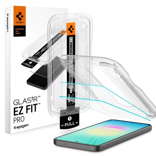 Spigen Glas.tR EZ Fit Pro Protection d'écran transparent Samsung 2 pièce(s)