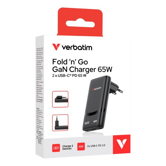 Verbatim 32354 chargeur d'appareils mobiles Ordinateur portable, Smartphone, Tablette Noir Secteur Charge rapide Intérieure Verbatim 32354 chargeur d'appareils mobiles Ordinateur portable, Smartphone, Tablette Noir Secteur Charge rapide Intérieure