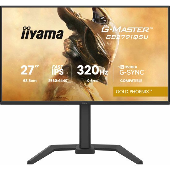 iiyama G-MASTER GB2791QSU-B1 écran PC 68,6 cm (27") 2560 x 1440 pixels Wide Quad HD Noir