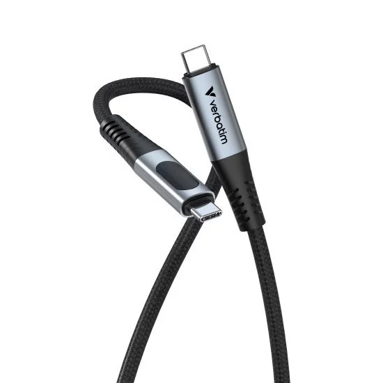 Verbatim 31849 câble USB USB4 Gen 2x2 1,2 m USB C Noir Verbatim 31849 câble USB USB4 Gen 2x2 1,2 m USB C Noir
