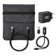 Port Designs 501939 chargeur d'appareils mobiles Ordinateur portable, Smartphone, Tablette Noir Secteur Charge rapide Intérieure