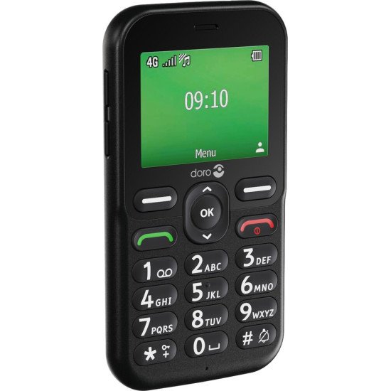 Doro Leva E10 6,1 cm (2.4") 118,9 g Noir Téléphone pour seniors
