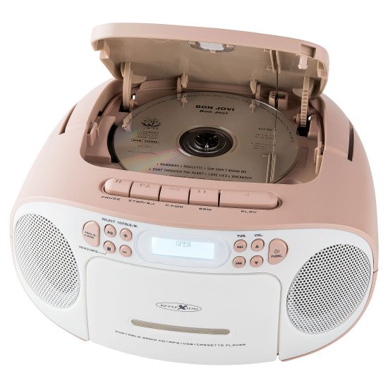 Reflexion RCR2260DAB Radio portable Blanc, Rose