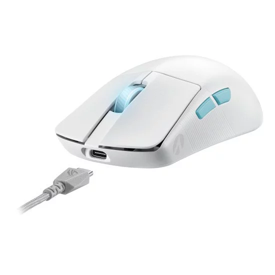 ASUS ROG Harpe Ace Aim Lab Edition souris Jouer Ambidextre RF Wireless + Bluetooth + USB Type-C Opto-mécanique 36000 DPI ASUS ROG Harpe Ace Aim Lab Edition souris Jouer Ambidextre RF Wireless + Bluetooth + USB Type-C Opto-mécanique 36000 DPI