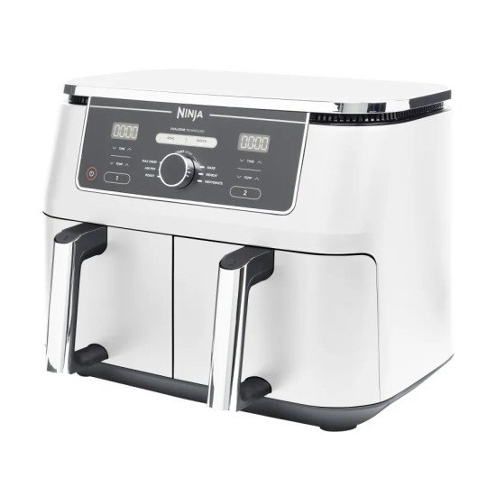 Ninja AF400EU Double 9,5 L Autonome 2470 W Friteuse d'air chaud Blanc Ninja AF400EU Double 9,5 L Autonome 2470 W Friteuse d'air chaud Blanc