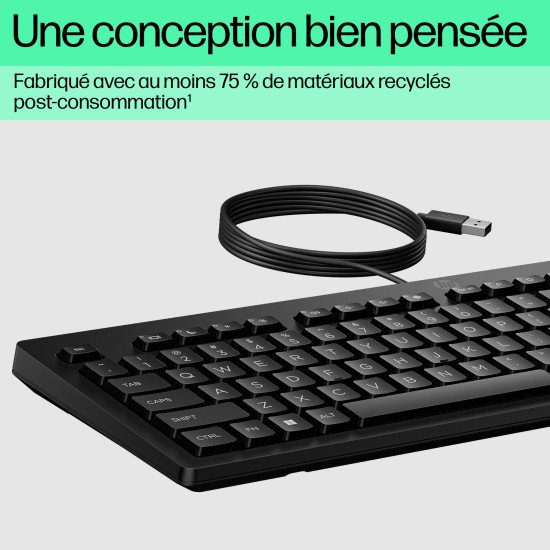 HP Clavier filaire USB 125 G2