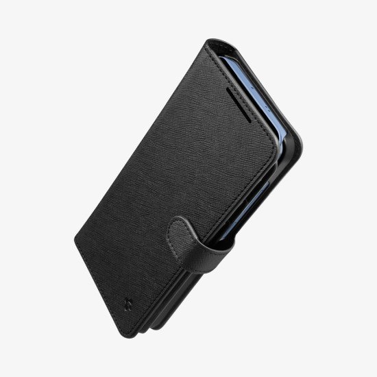 Spigen Wallet S coque de protection pour téléphones portables 17 cm (6.7") Étui avec portefeuille Noir Spigen Wallet S coque de protection pour téléphones portables 17 cm (6.7") Étui avec portefeuille Noir